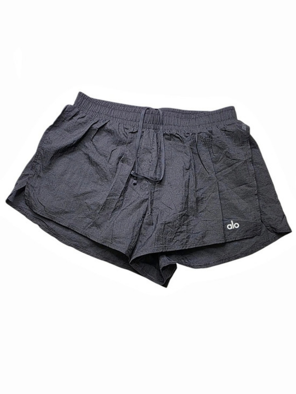 alo Athletic Lightweight Running Shorts in Black Size Small